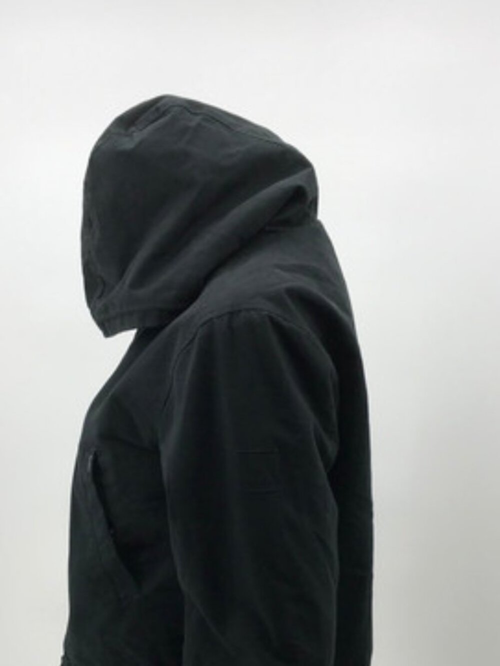 RVCA WOMENS Runyon Long-Sleeve Canvas Hooded Parka Jacket, Size Small - Picture 3 of 3